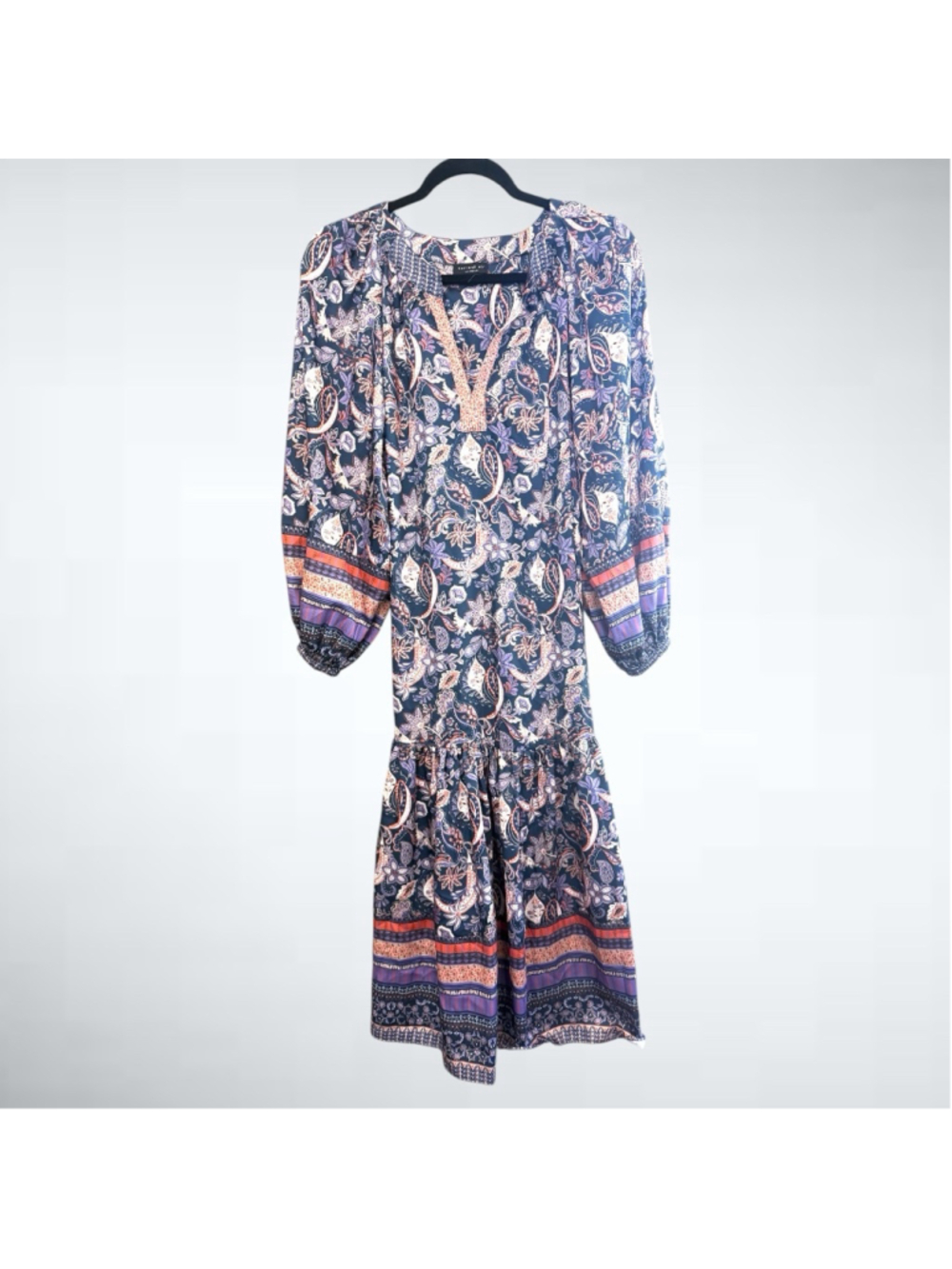 Current Air Boho Paisley Print Midi Dress Size S - Picture 2 of 13